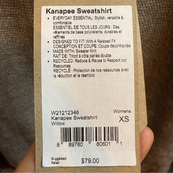 Prana Kanapee Tan Crew Neck Sweater Soft Knit Pullover - Picture 9 of 10